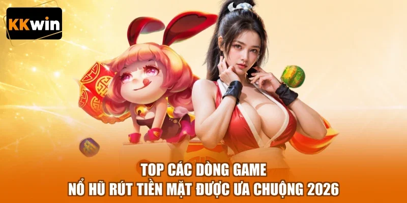 Top các dòng game nổ hũ rút tiền mặt được ưa chuộng 2026